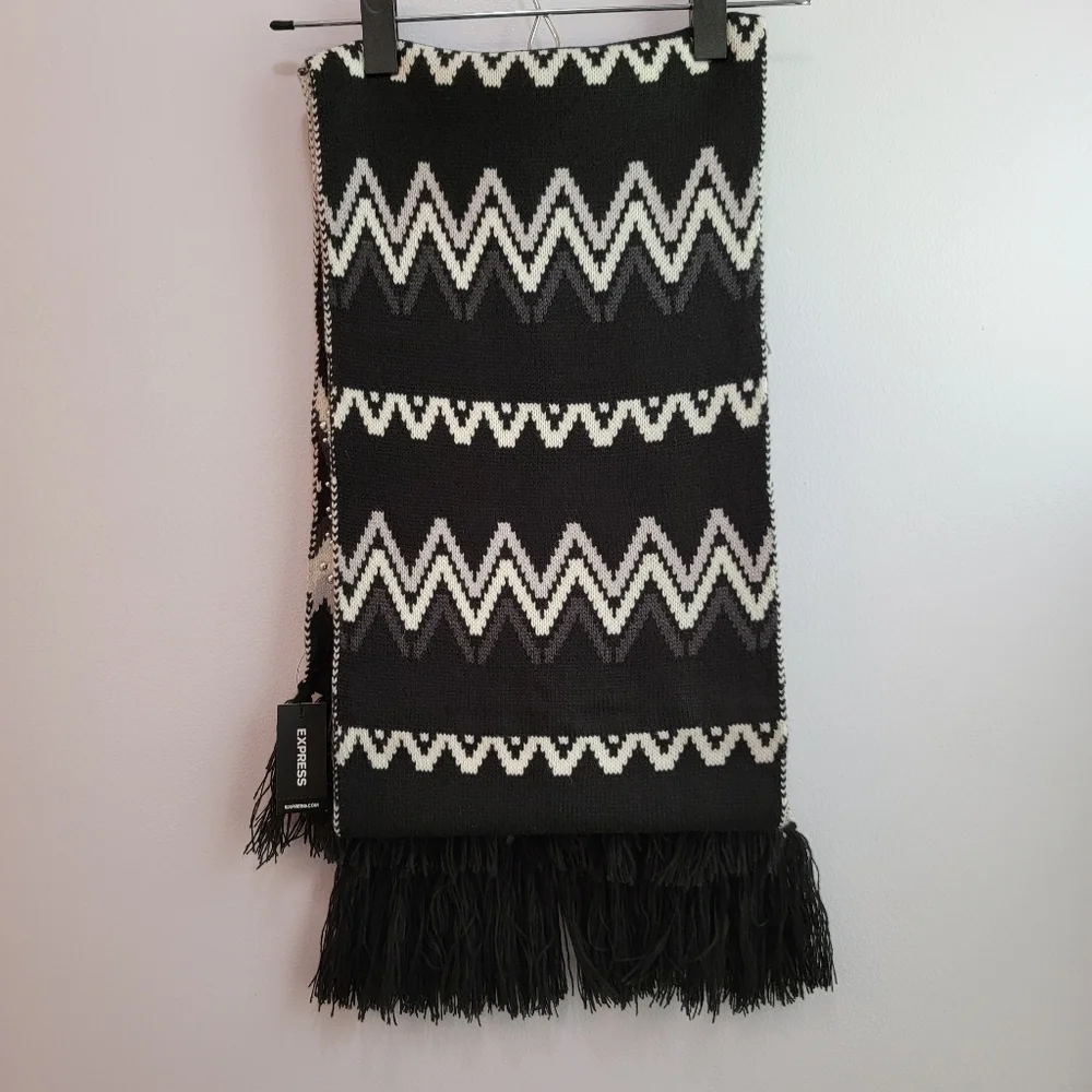 NWT Express Zig Zag Stripe Scarf